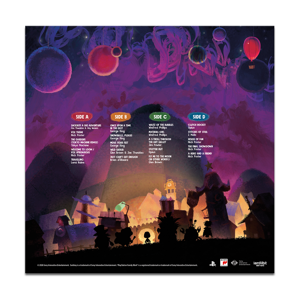 SACKBOY: A BIG ADVENTURE 2xLP Soundtrack (Distro Title)
