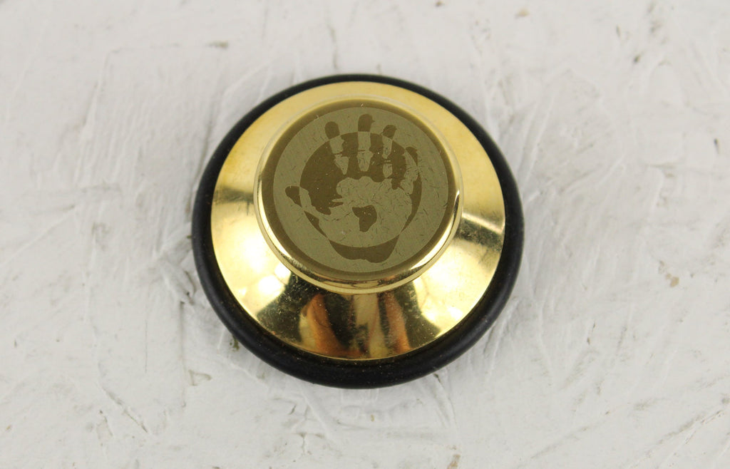 45 vinyl brass adapters (pair in a wooden box) - Vinyl adapters