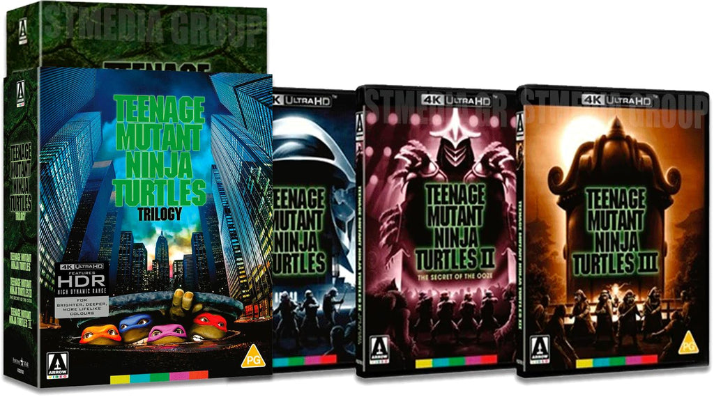 Teenage Mutant Ninja Turtles: Trilogy (Limited Collector's Edition) [3-Disc Set] [4K UHD + Blu-ray] [Region Free] (Staff Pick)