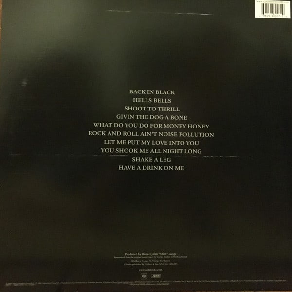 AC/DC — Back In Black