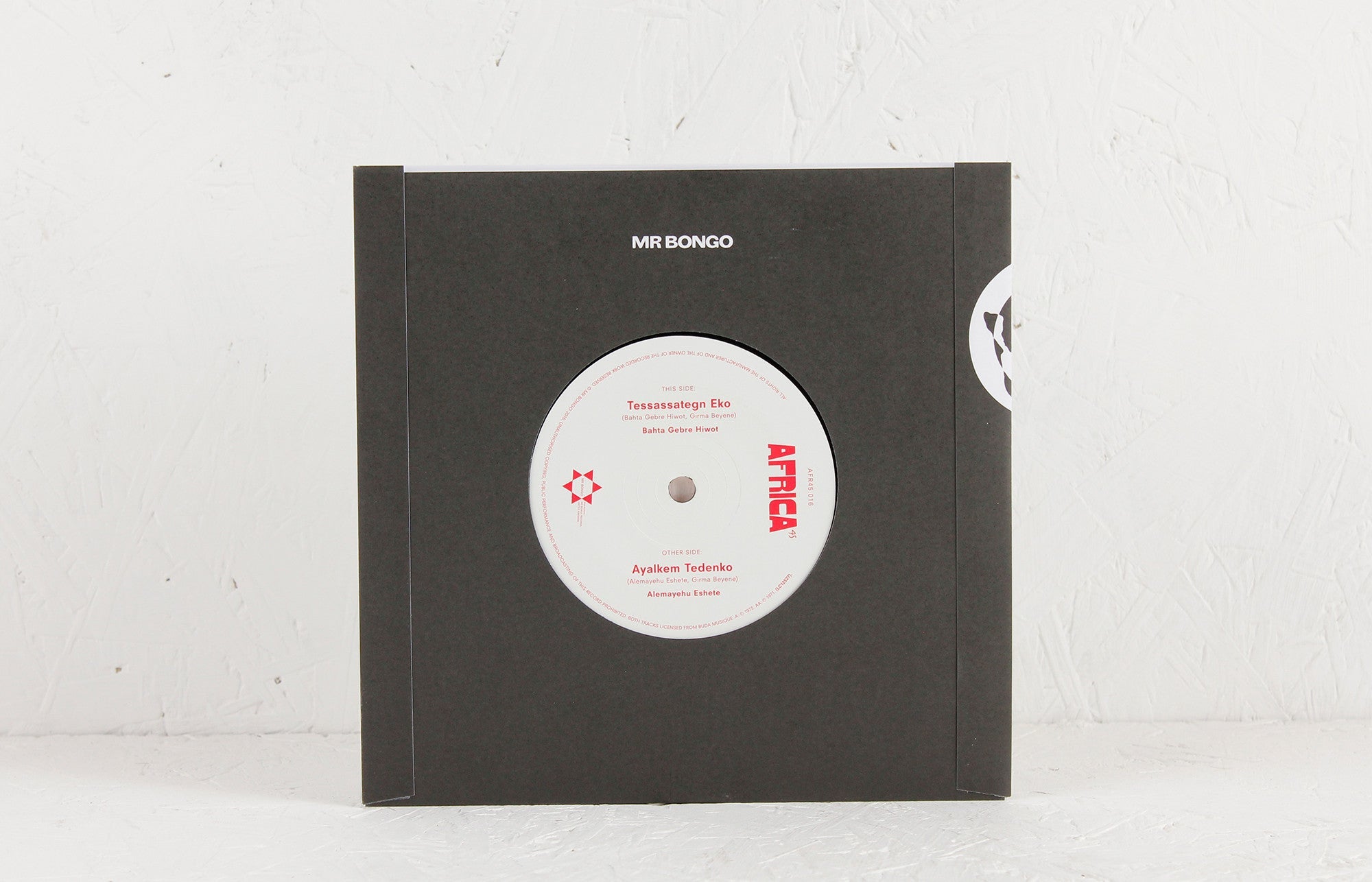 Bahta Gèbrè-Heywèt – Tèssassatègn Eko / Alèmayèhu Eshèté – Ayalqem Tèdènqo – 7" Vinyl