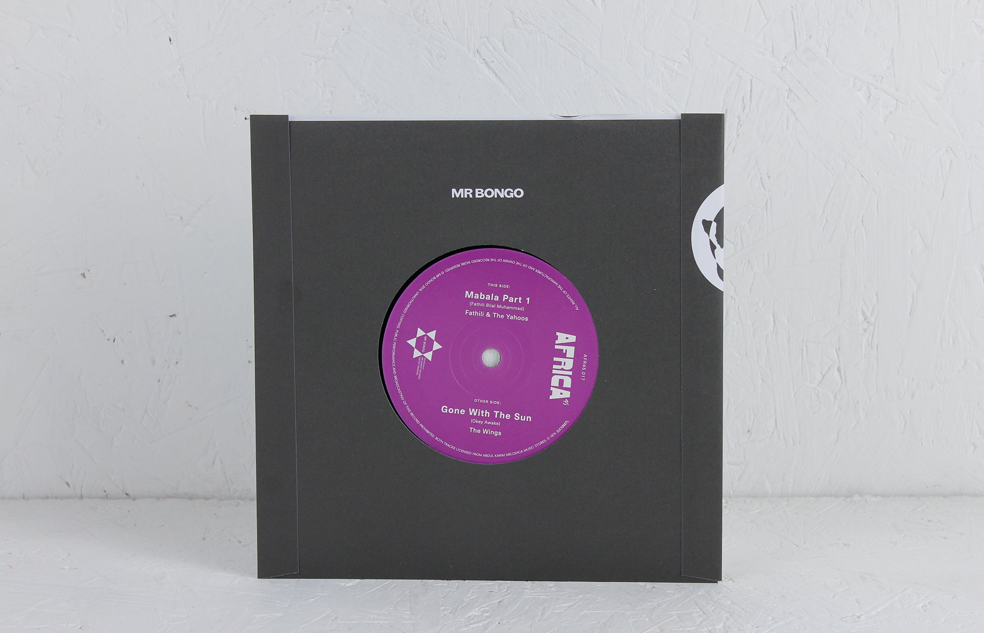 Fathili & The Yahoos – Mabala Part 1 / The Wings – Gone With The Sun – 7" Vinyl