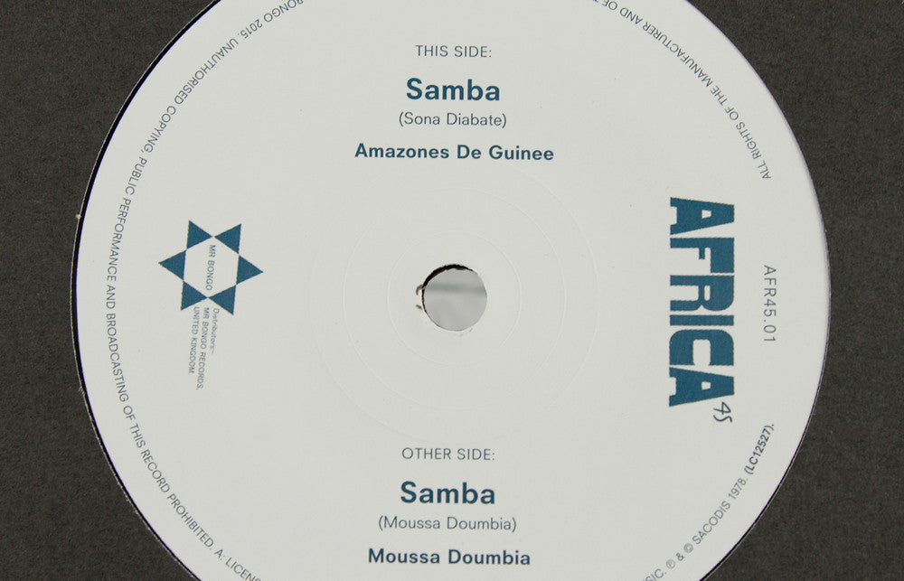 Amazones de Guinee – Samba/Moussa Doumbia – Samba – 7" Vinyl