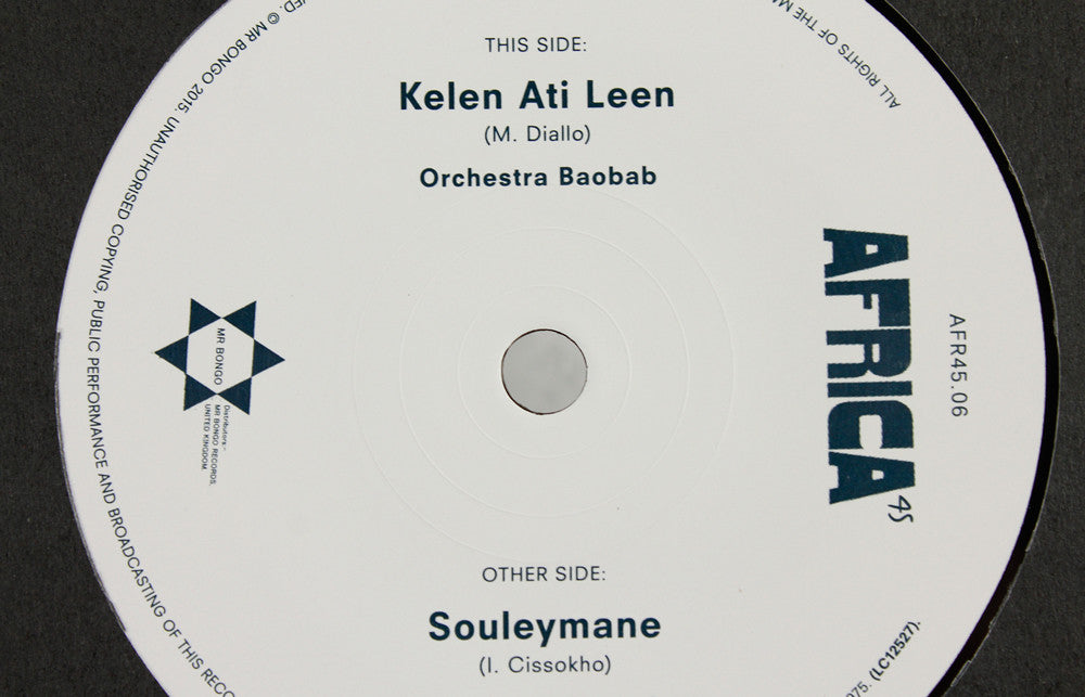 Orchestra Baobab – Kelen Ati Leen / Souleymane – 7" Vinyl