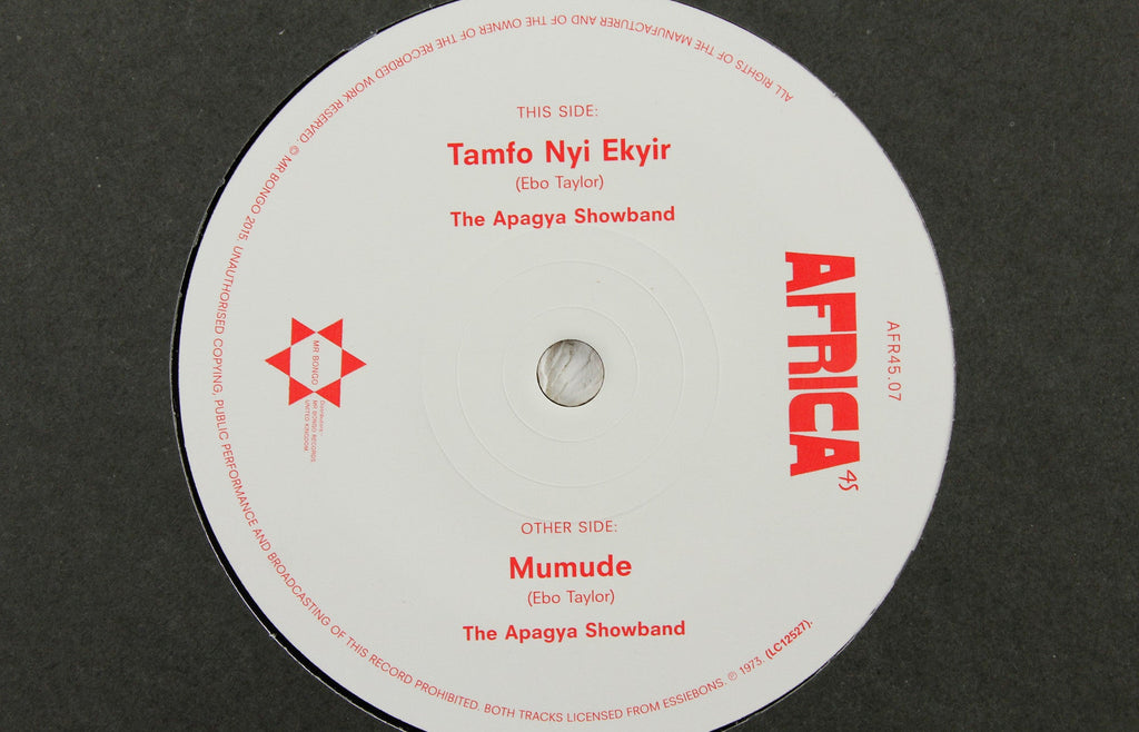 The Apagya Showband – Tamfo Nyi Ekyir / Mumude – 7" Vinyl