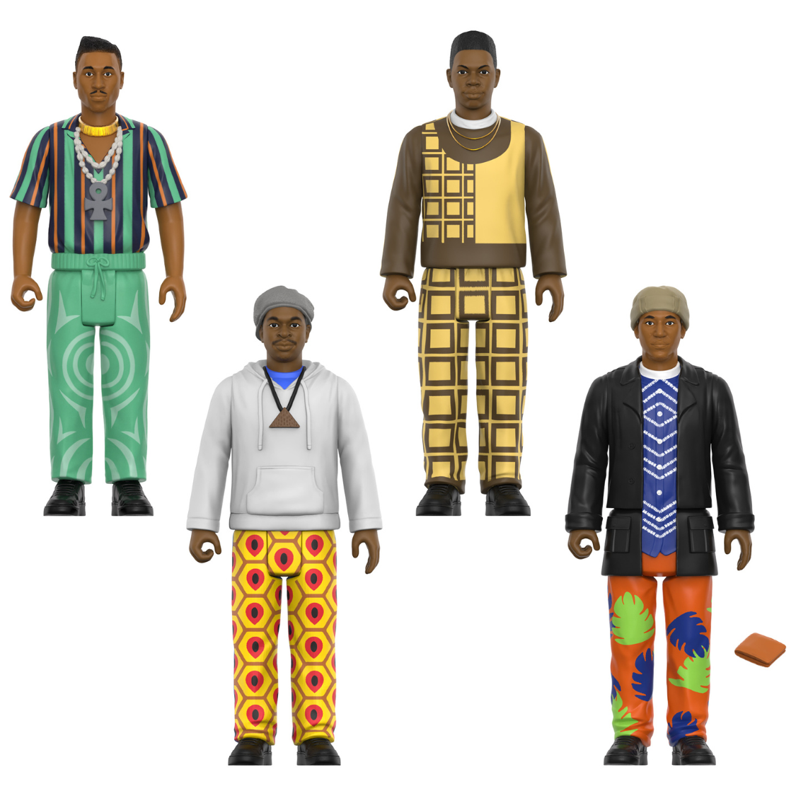 People's Instinctive Travels and the Paths of Rhythm ReAction (4x 3.75" Figures)