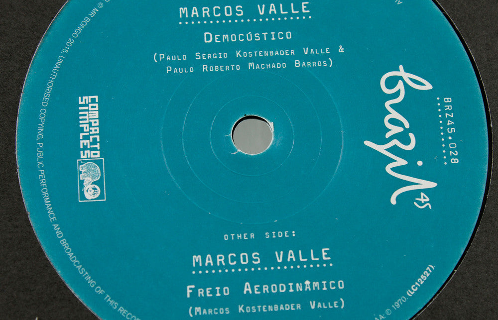 Marcos Valle – Democustico / Freio Aerodinâmico – 7" Vinyl