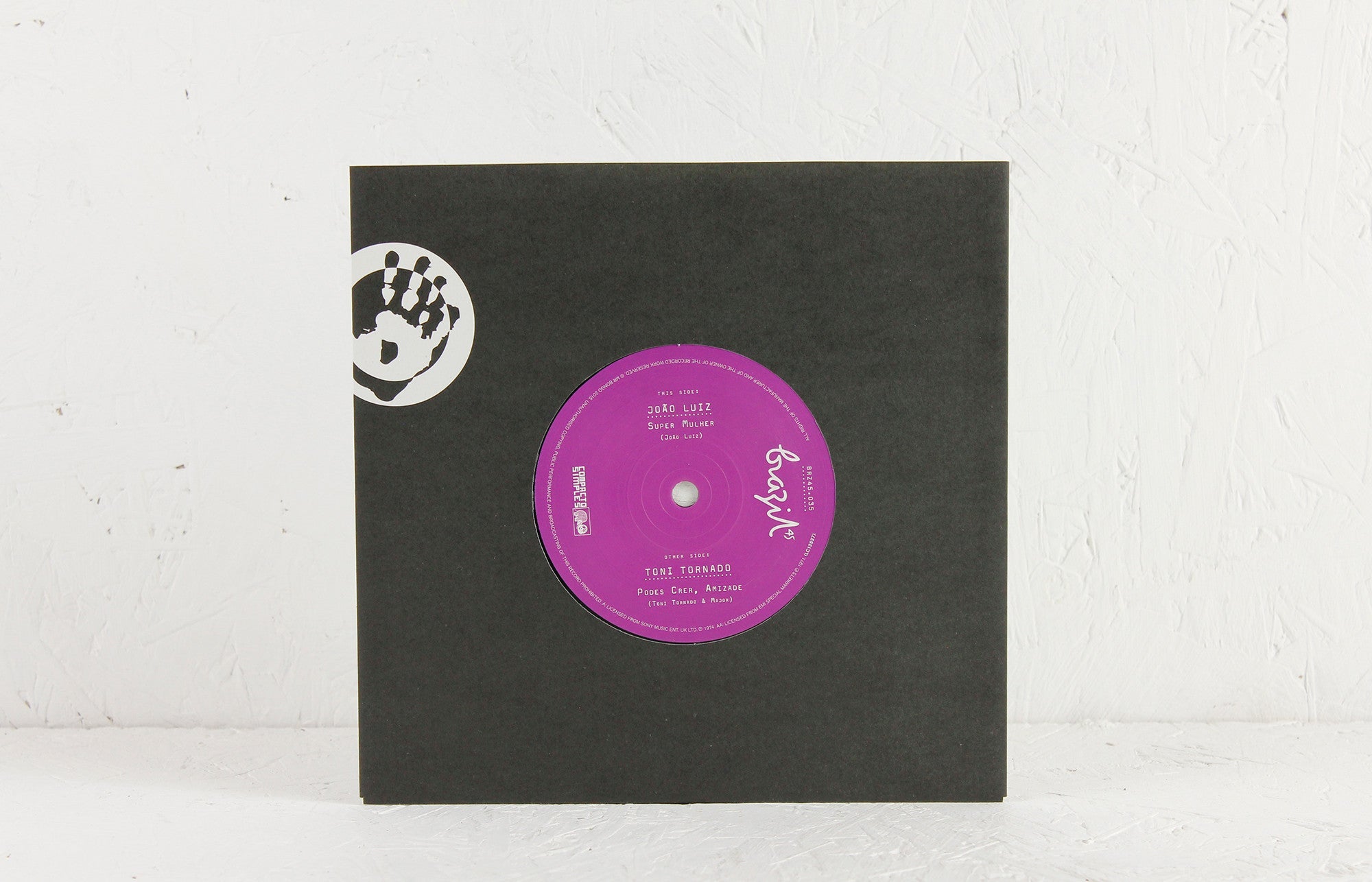 Joao Luiz – Super Mulher / Toni Tornado – Poder Crer Amizade – 7" Vinyl