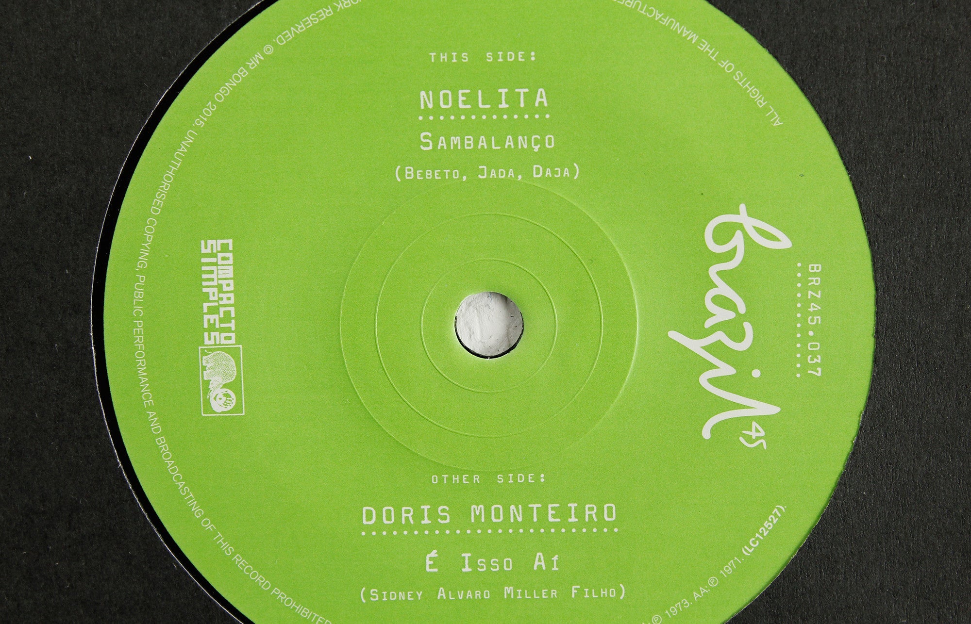 Noelita – Sambalanca / Doris Monteiro – E Isso Ai – 7" Vinyl