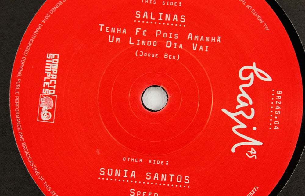 Sonia Santos – Speed / Salinas – Tenha Fe, Pois Amanhà Um Lindo Dia Vai Nascer – 7" Vinyl