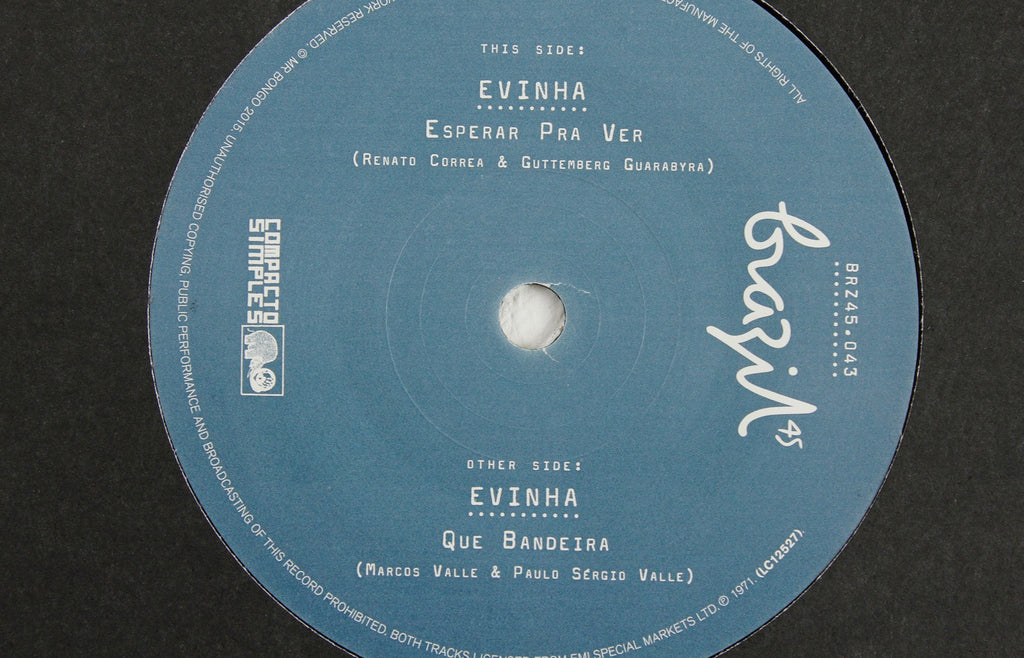 Evinha – Esperar Pra Ver / Que Bandeira – 7" Vinyl