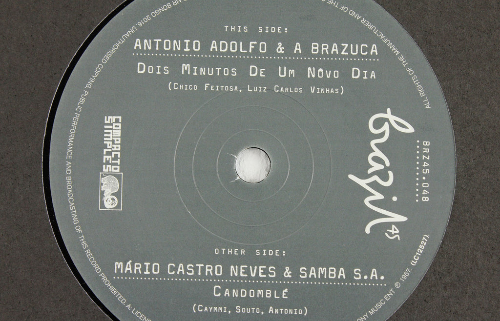 Antonio Adolfo – Dois Minutos De Uma Nova Dia / Mario Castro Neves & Samba S.A. – Candomble – 7"