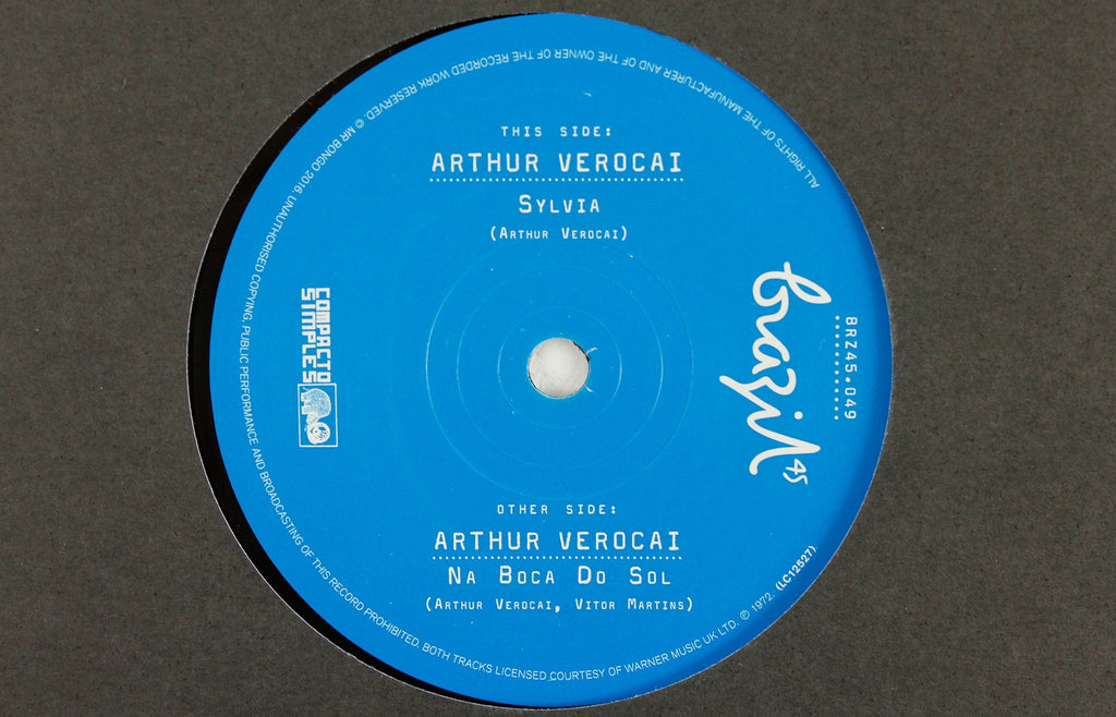 Arthur Verocai – Sylvia / Na Boca do Sol – 7" Vinyl