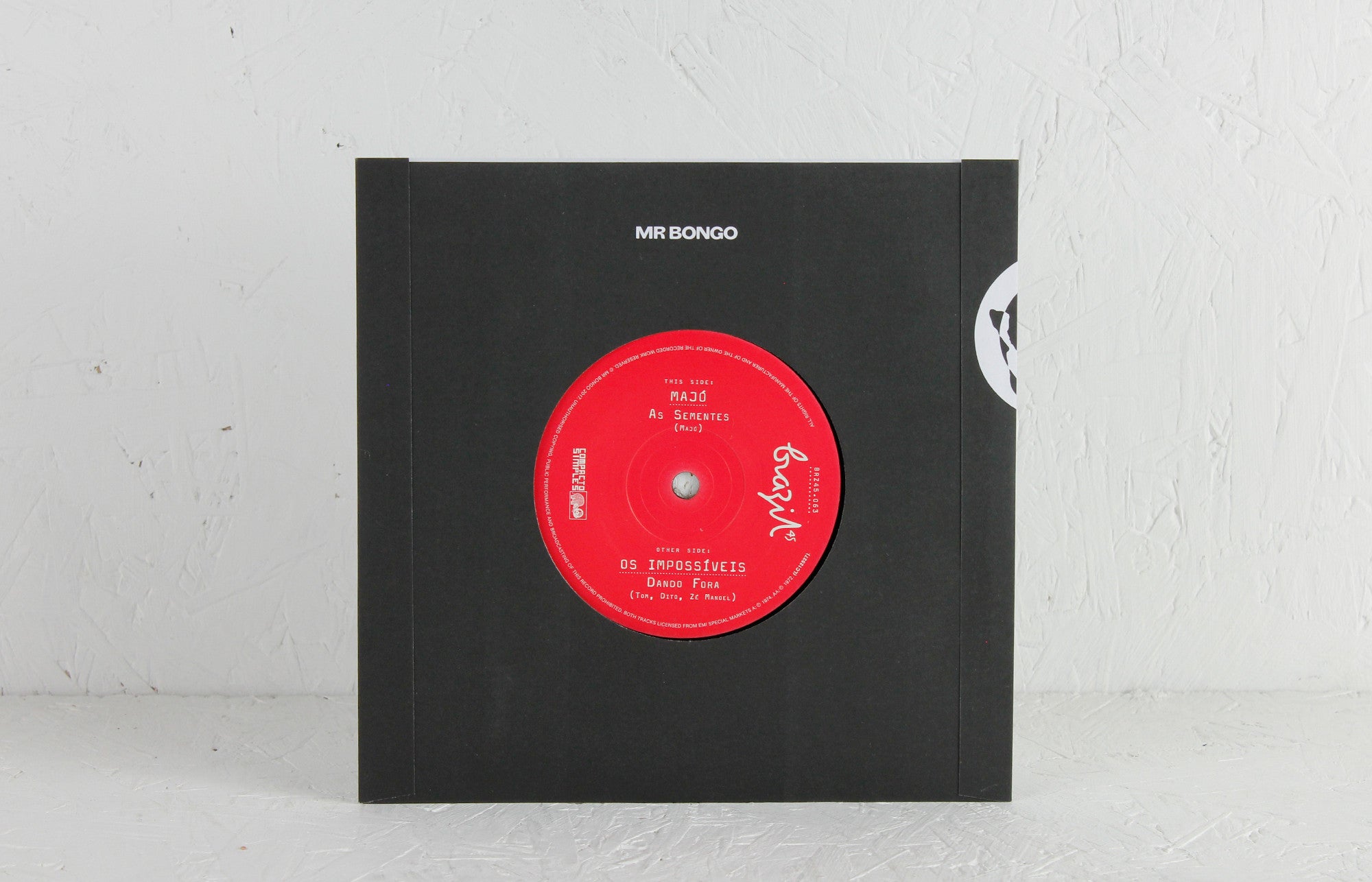 Majó – As Sementes / Os Impossíveis – Dando Fora – 7" Vinyl