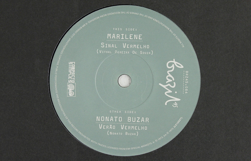Marilene – Sinal Vermelho / Nonato Buzar – Verão Vermelho – 7" Vinyl