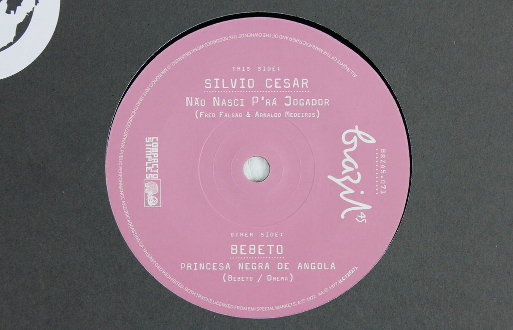 Nao Nasci Pra Jogador / Princesa Negra de Angola – 7" Vinyl