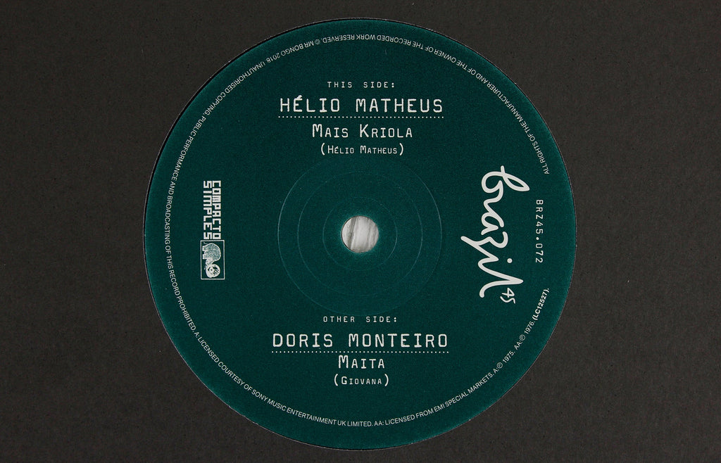 Hélio Matheus - Mais Kriola /  Doris Monteiro - Maita – Vinyl 7"