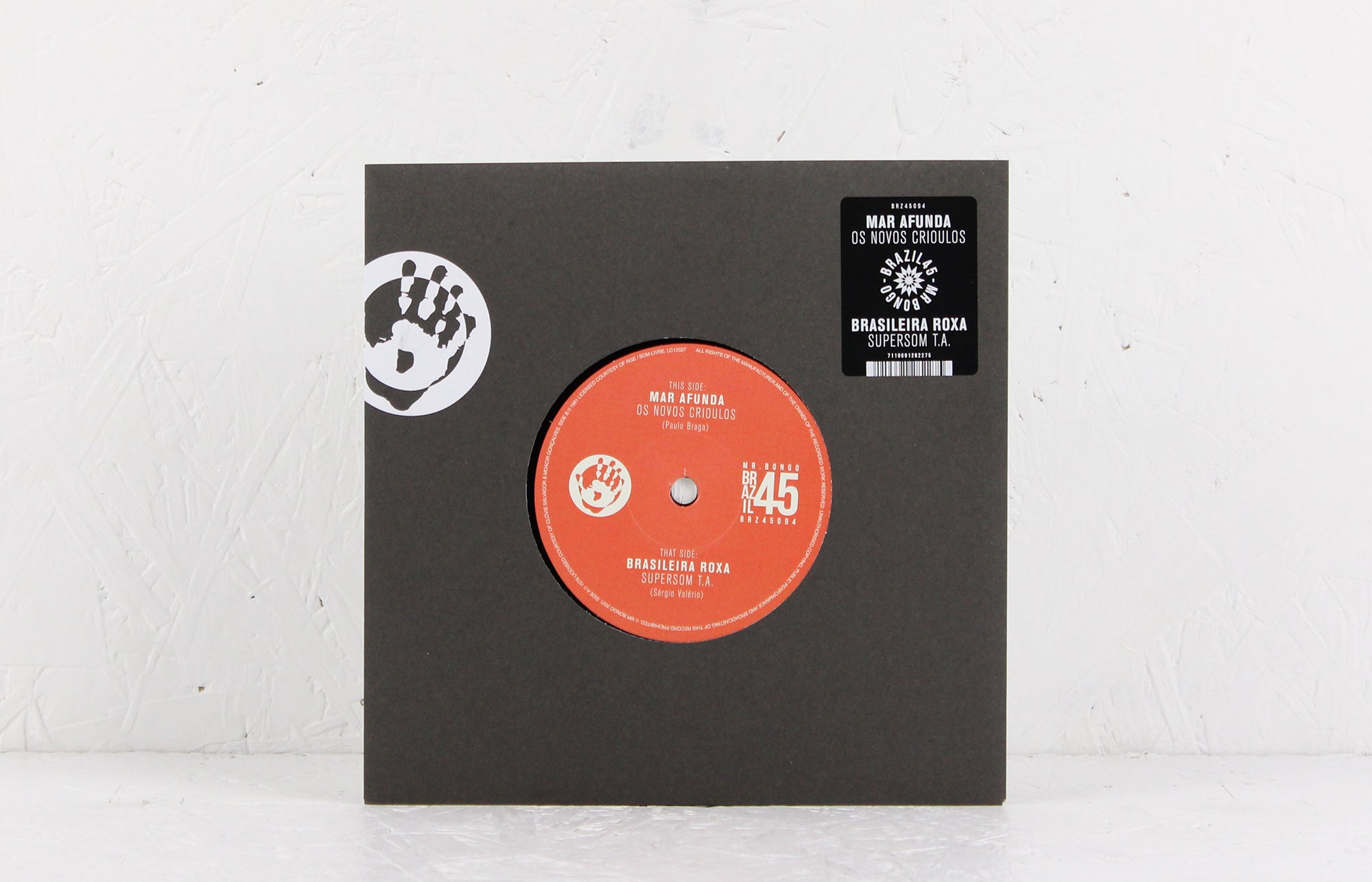 Os Novos Crioulos – Mar Afunda / Supersom T.A. - Brasileira Roxa - 7" Vinyl