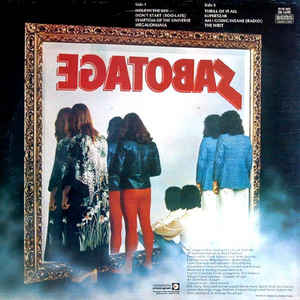 Black Sabbath — Sabotage