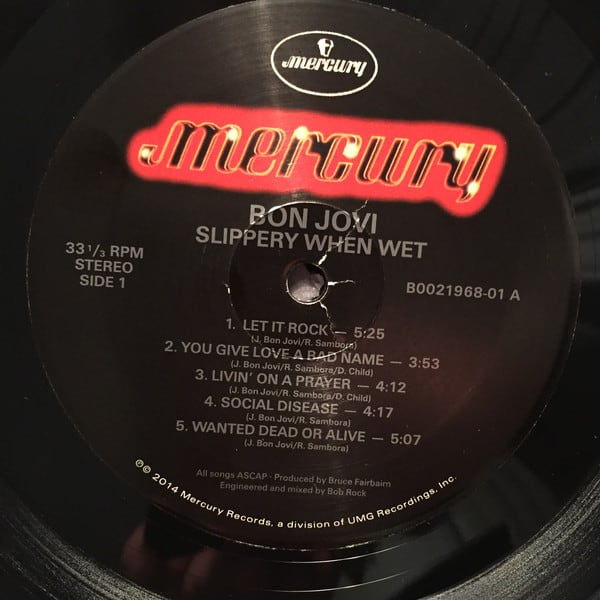 Bon Jovi — Slippery When Wet