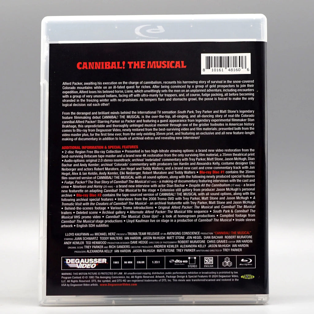 Cannibal! The Musical Limited Edition Blu Ray (Staff Pick)