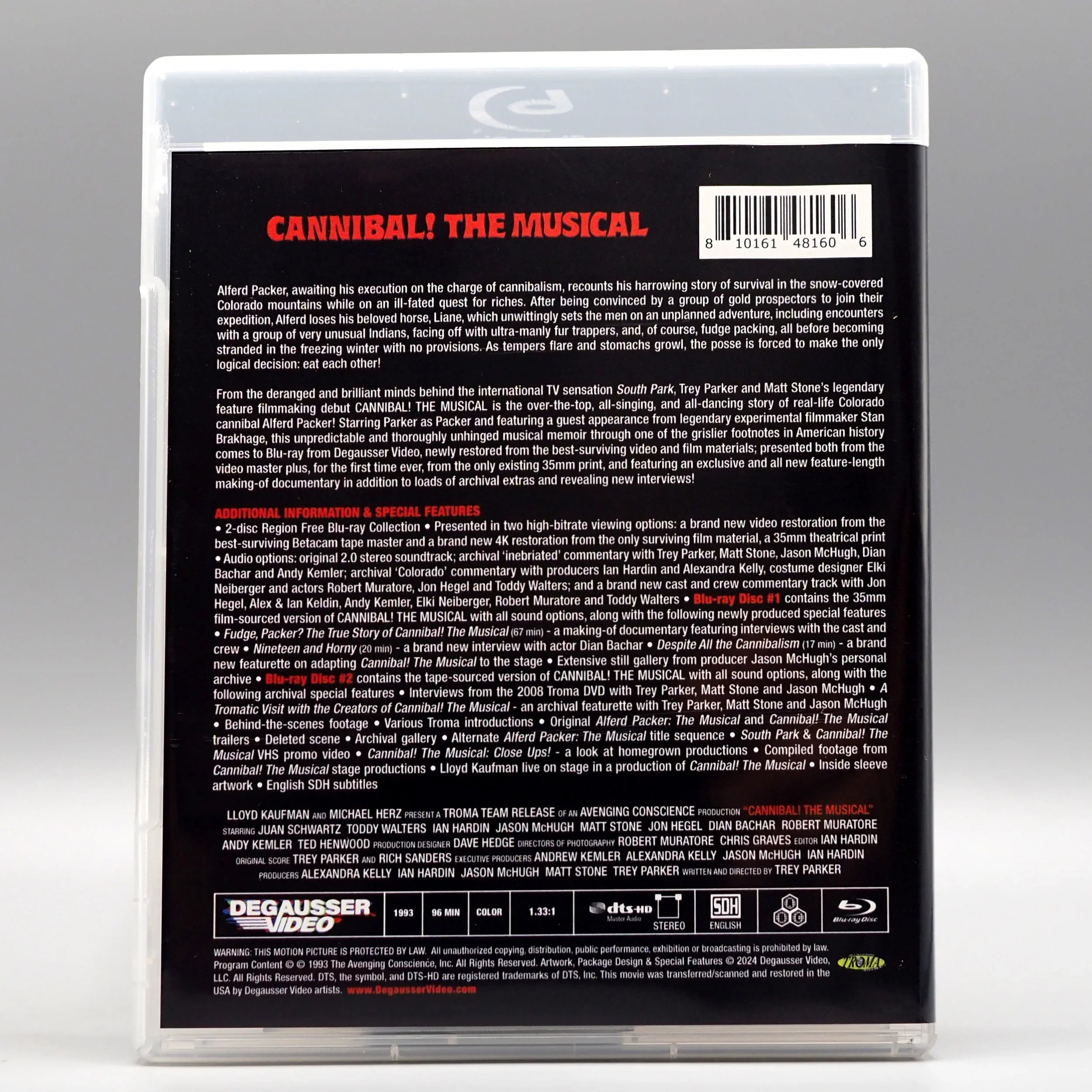 Cannibal! The Musical Limited Edition Blu Ray (Staff Pick)
