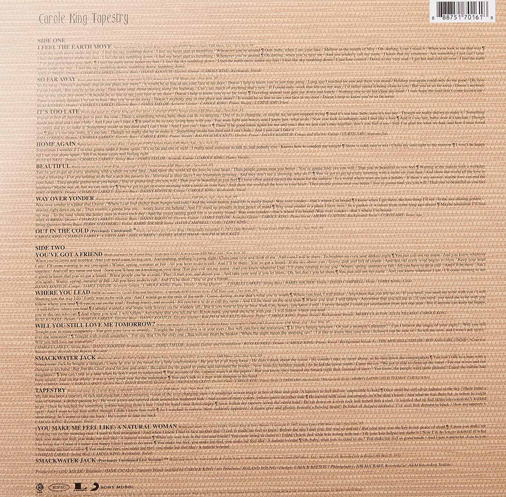 Carole King — Tapestry