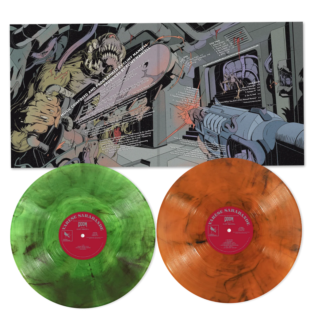 Clint Mansell – Doom (Original Motion Picture Soundtrack - Orange & Green Doomguy Vinyl 2LP) (Distro Title)