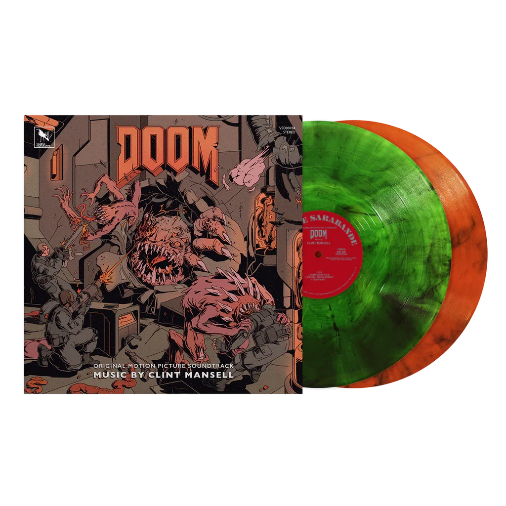 Clint Mansell – Doom (Original Motion Picture Soundtrack - Orange & Green Doomguy Vinyl 2LP) (Distro Title)