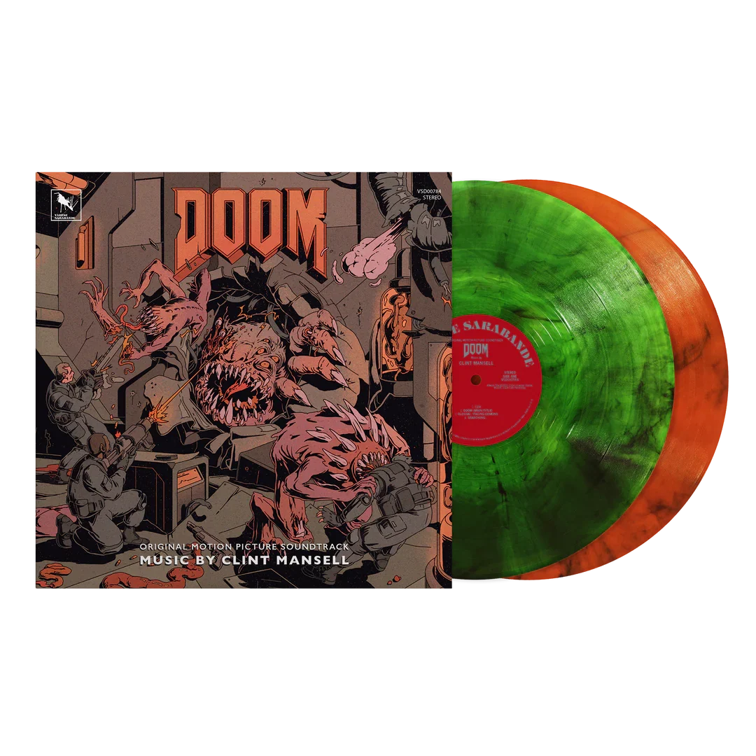 Clint Mansell – Doom (Original Motion Picture Soundtrack - Orange & Green Doomguy Vinyl 2LP) (Distro Title)