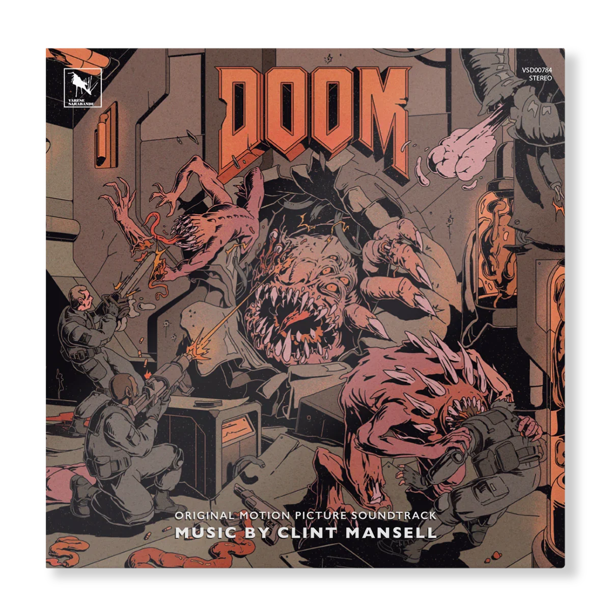 Clint Mansell – Doom (Original Motion Picture Soundtrack - Orange & Green Doomguy Vinyl 2LP) (Distro Title)