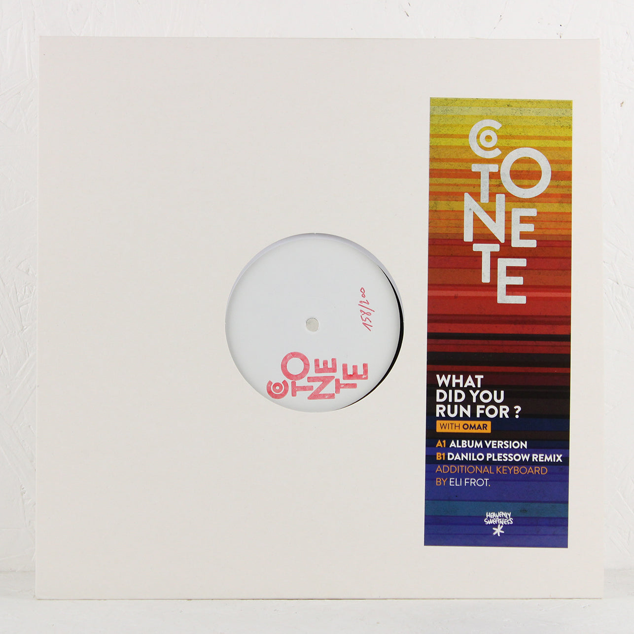 What Did You Run For? (Danilo Plessow Remix) – Vinyl 12"