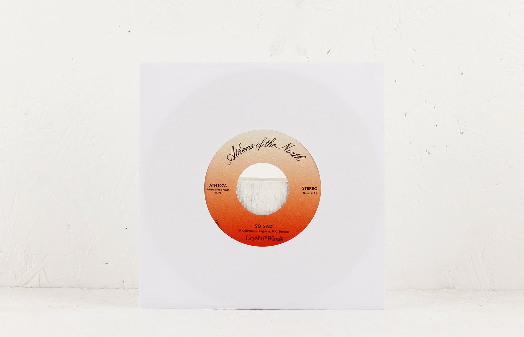 So Sad / Maybe What You Do Comes Back On You – Vinyl 7"