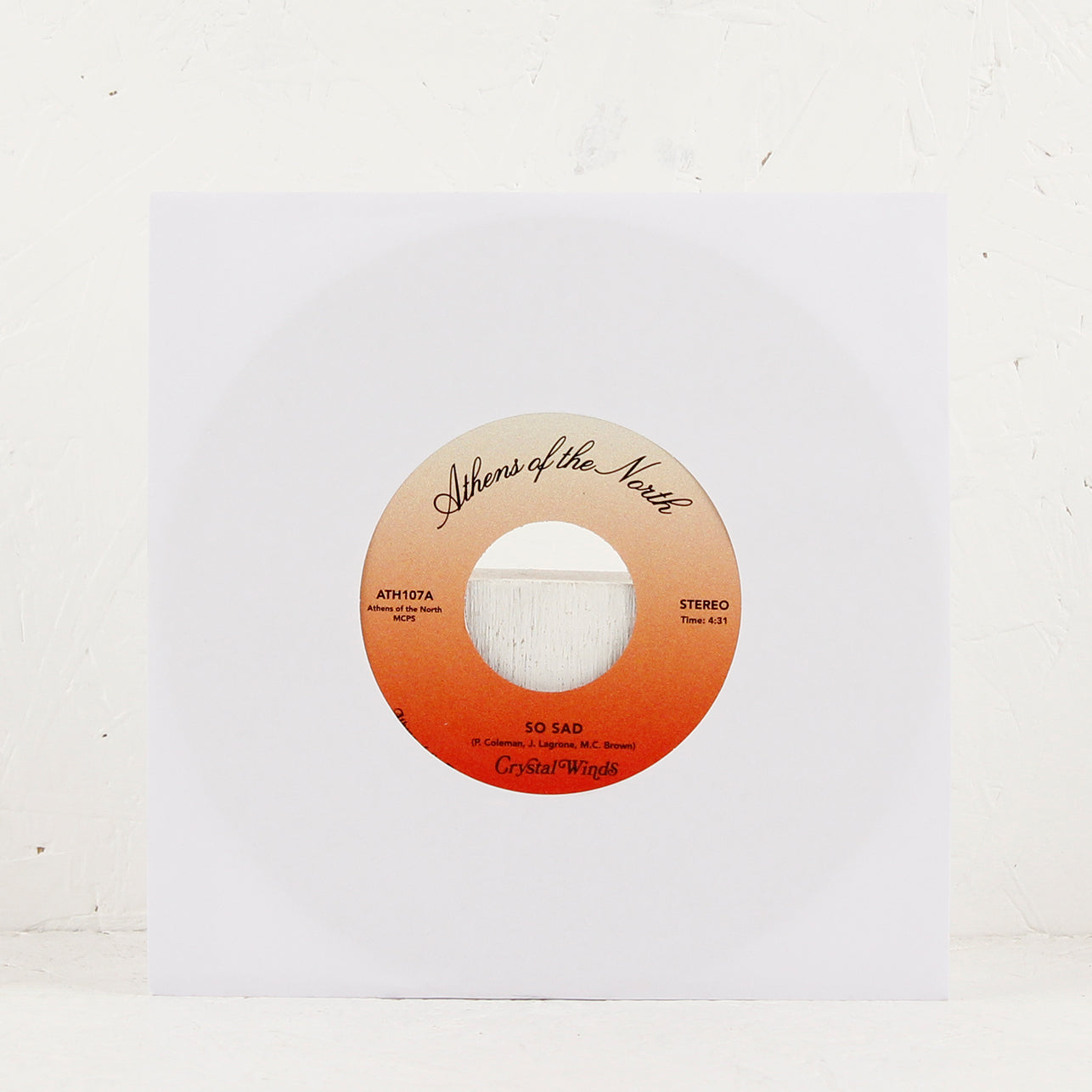 So Sad / Maybe What You Do Comes Back On You – Vinyl 7"