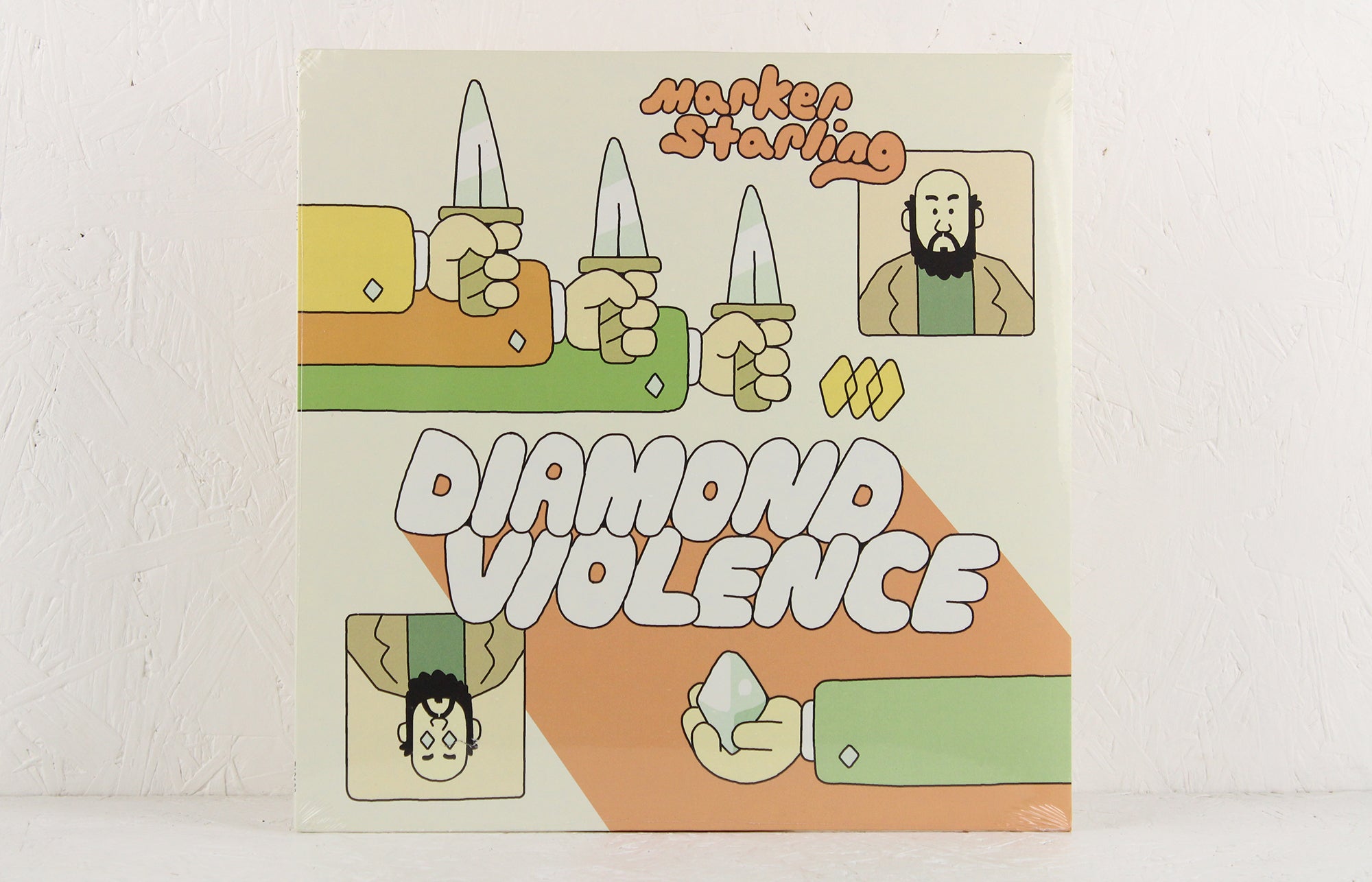 Diamond Violence (clear vinyl) (slight dent on corner of cover) – Vinyl LP