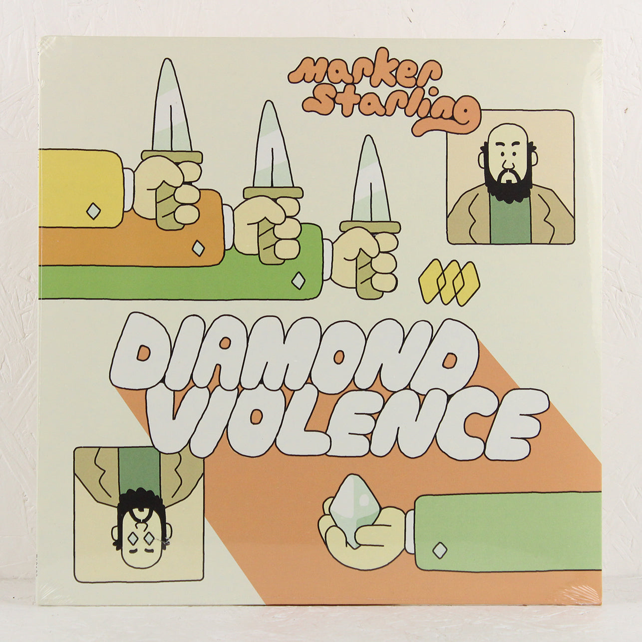 Diamond Violence (clear vinyl) (slight dent on corner of cover) – Vinyl LP