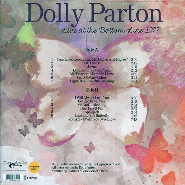 Dolly Parton — Live At The Bottom Line 1977