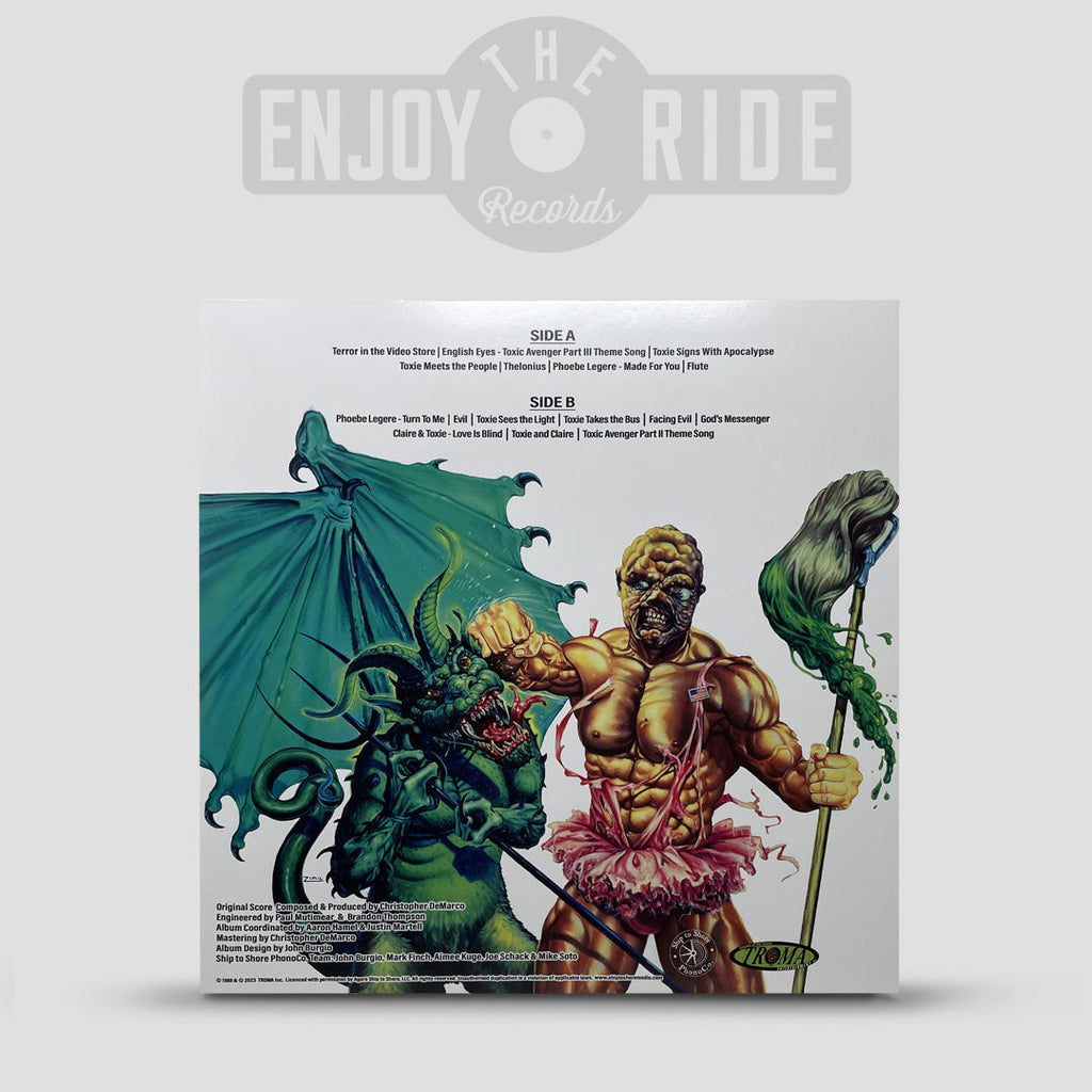 The Toxic Avenger Double Bill [Music From Toxic Avenger Parts II and III] (Exclusive Color Variant)