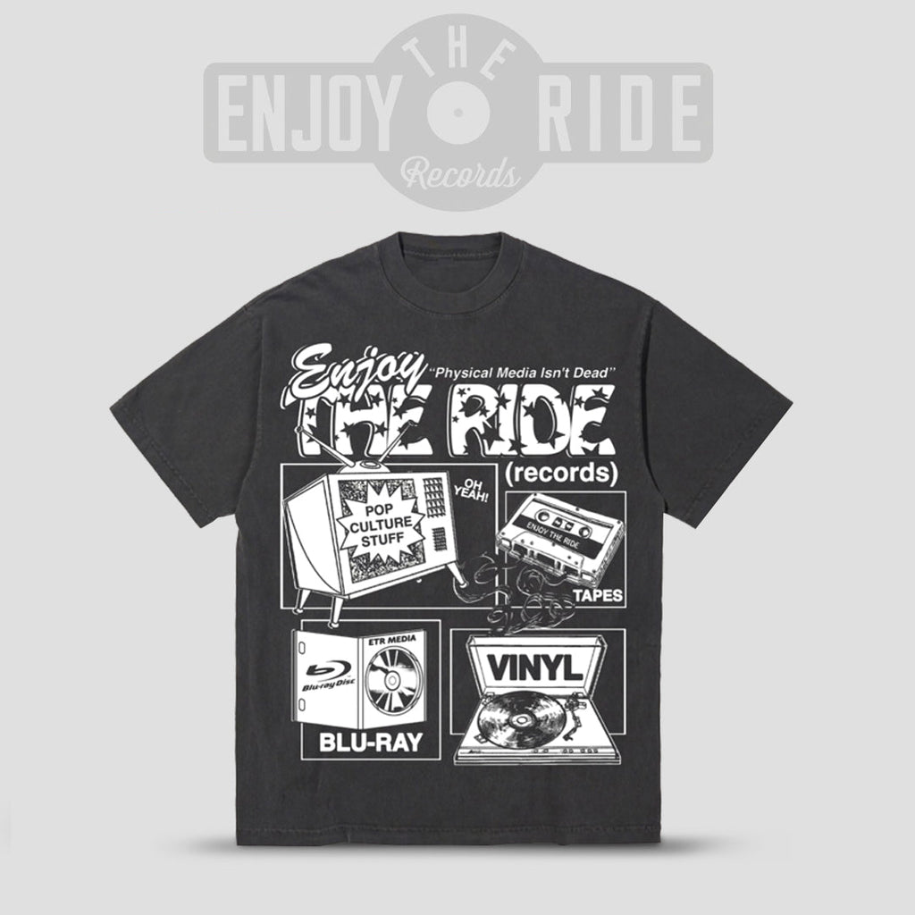 Double Wonderful x ETR T-Shirt - Physical Media Isn't Dead!