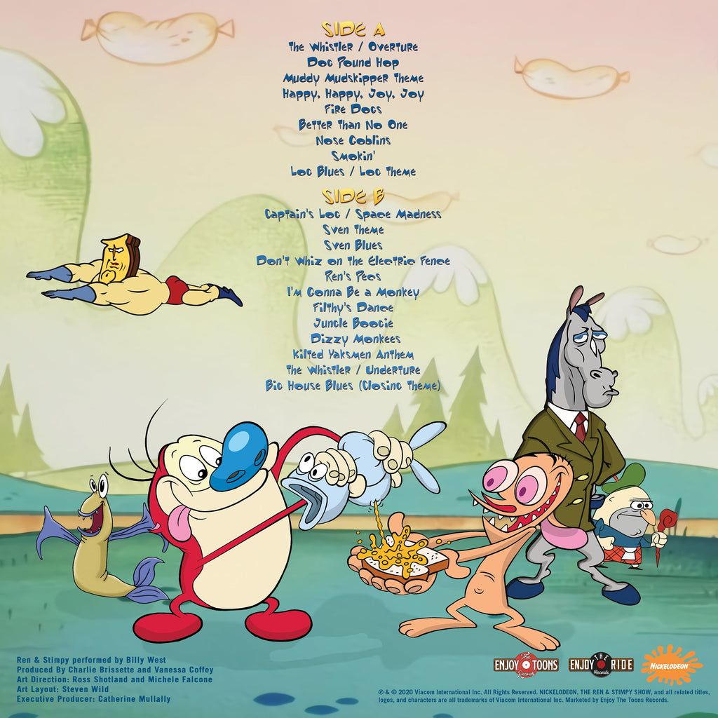 Ren & Stimpy- You Eediot! Gritty Kitty Glow In The Dark FILLED Variant