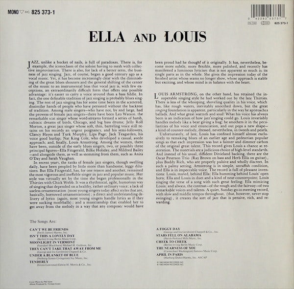 Ella Fitzgerald — Ella & Louis