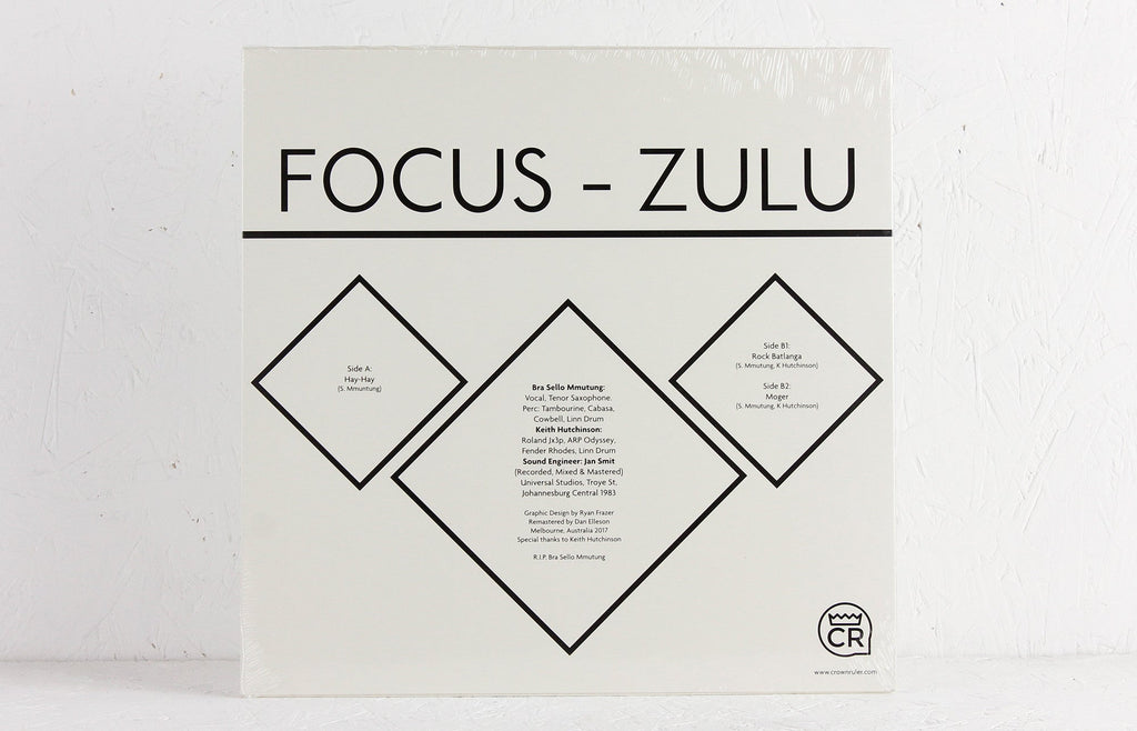 Focus ‎– Zulu EP – 12" Vinyl