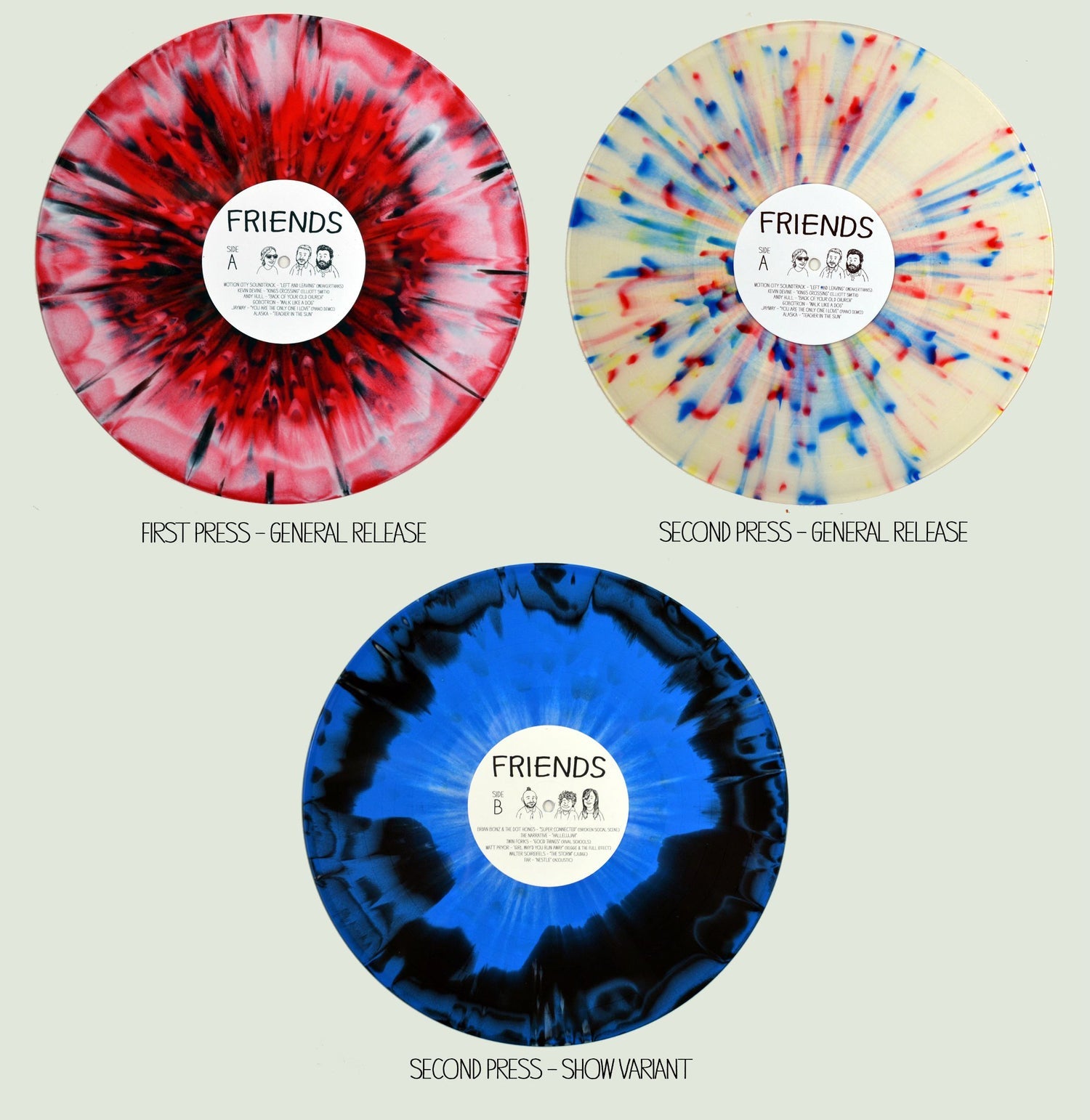 FADEAWAY FRIENDS 3xLP Charity Compilation (ETR040)