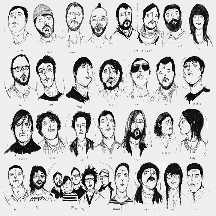 FADEAWAY FRIENDS 3xLP Charity Compilation (ETR040)