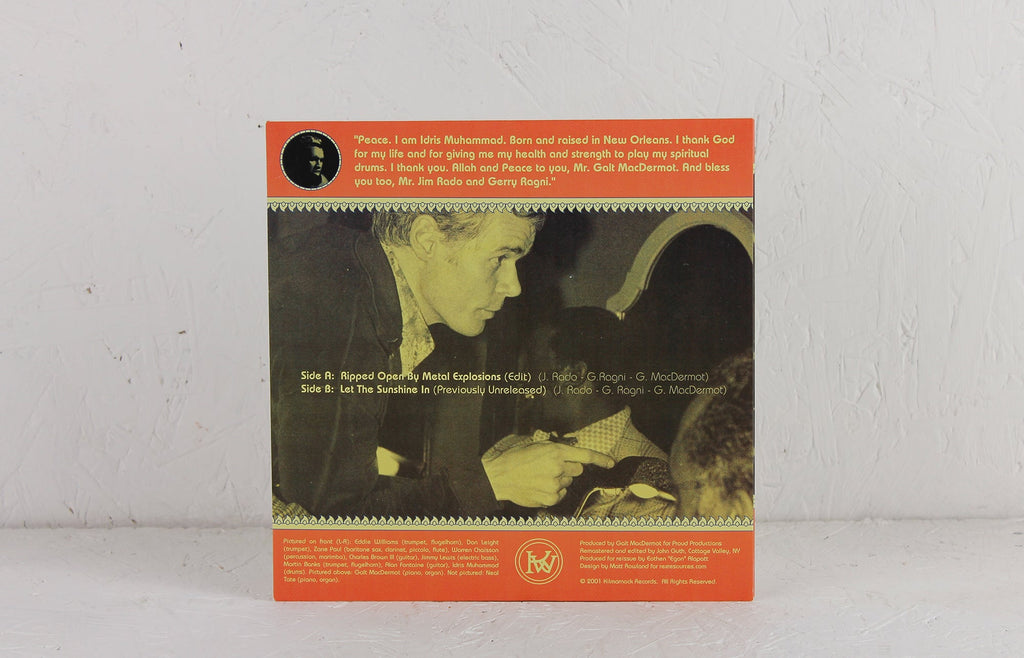 Galt Macdermot's First Natural Hair Band ‎– Ripped Open By Metal Explosions – Vinyl 7"