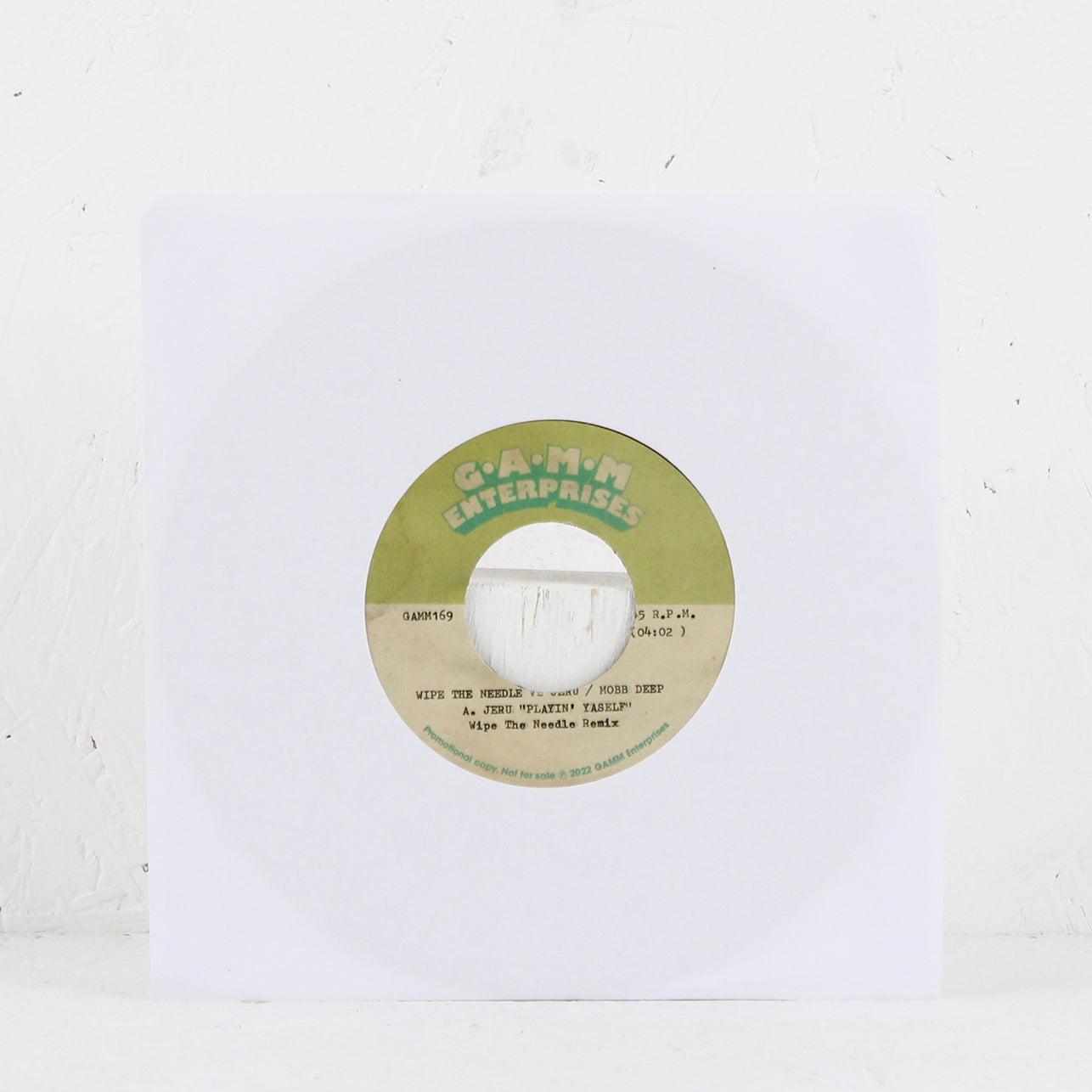 Wipe The Needle vs Jeru & Mobb – Vinyl 7"