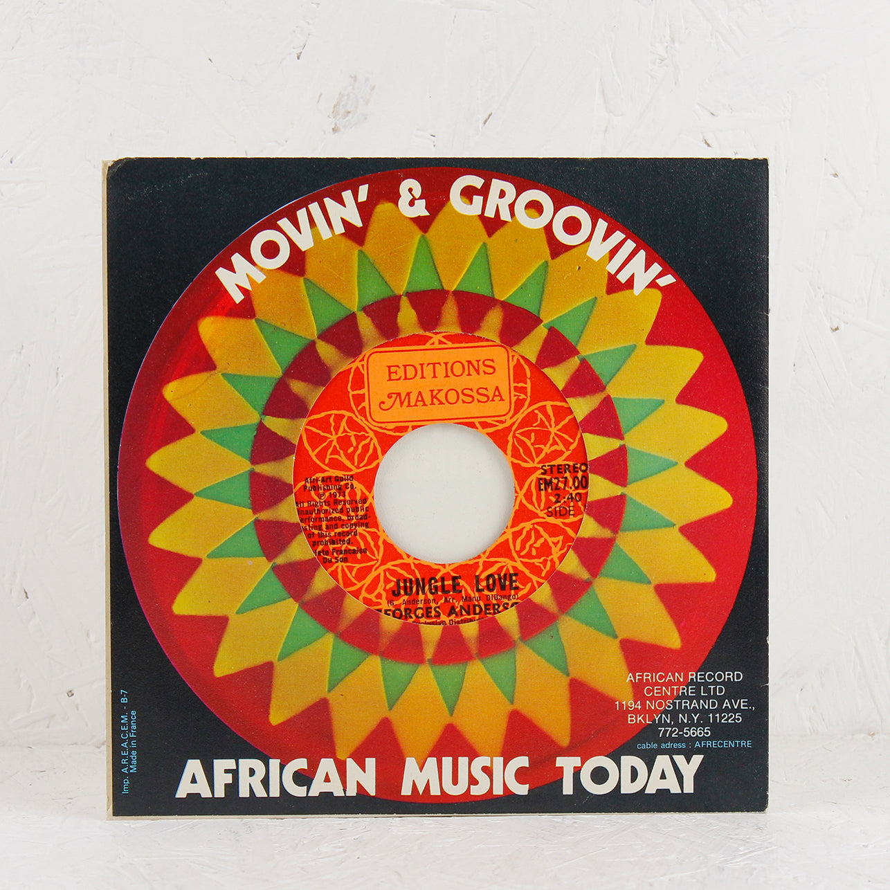 Jungle Love / Fou De Toi – Vinyl 7"
