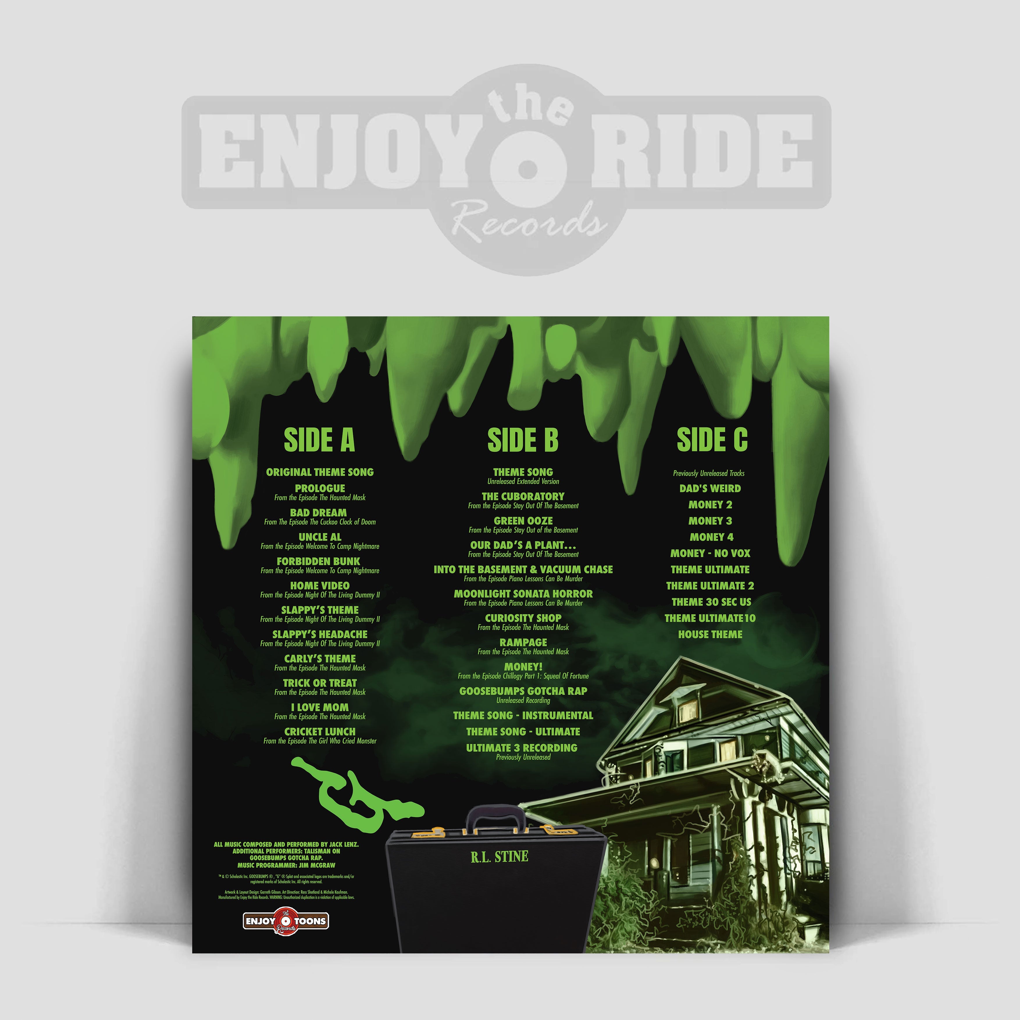 Goosebumps TV Show 2xlp Deluxe Soundtrack By Jack Lenz (ETT042)