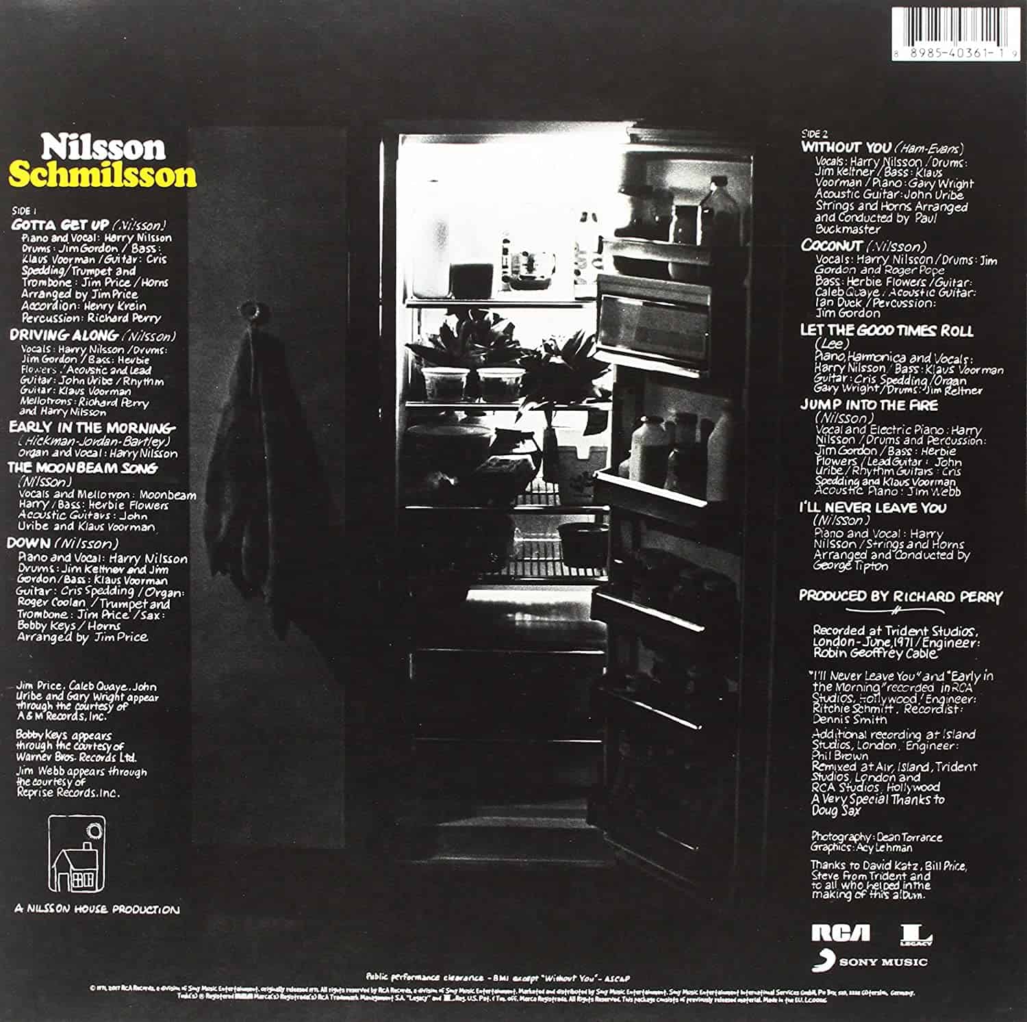 Harry Nilsson — Nilsson Schmilsson