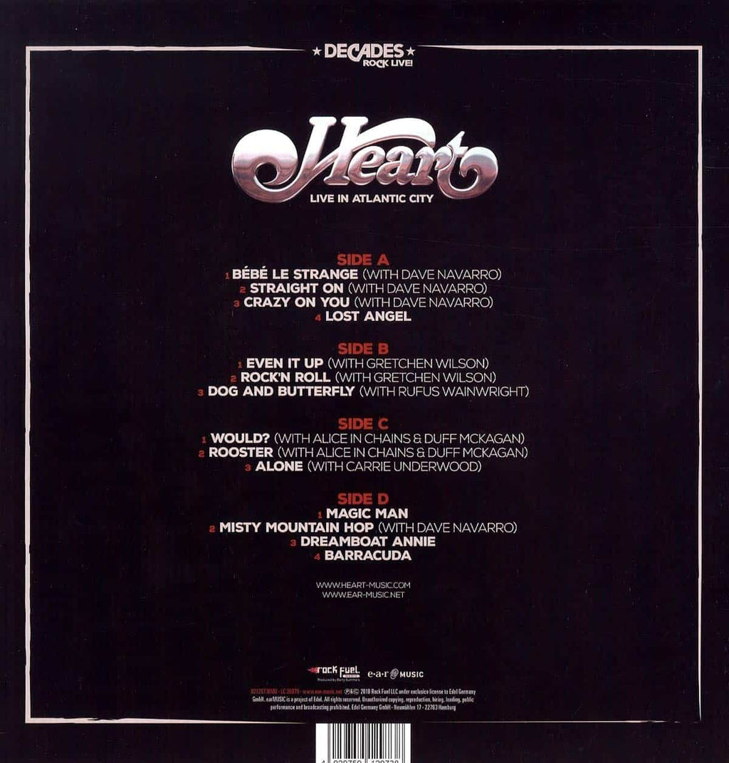 Heart — Live In Atlantic City (2-LP)